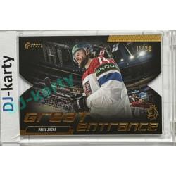 2024 LC Golden Prague Belongs to us #GE-10 Pavel Zacha Great Entrance Die Cut Gold 11/20