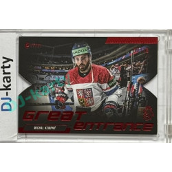 2024 LC Golden Prague Belongs to us #GE-03 Michal Kempný Great Entrance Die Cut Red 07/10