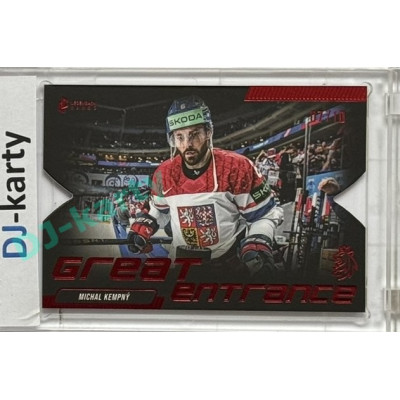 2024 LC Golden Prague Belongs to us #GE-03 Michal Kempný Great Entrance Die Cut Red 07/10