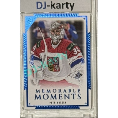 2024 LC Golden Prague Belongs to us #MO-008 Petr Mrázek Memorable Moments Blue 1/5