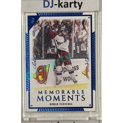 2024 LC Golden Prague Belongs to us #MO-044 Roman Červenka Memorable Moments  Blue 5/5