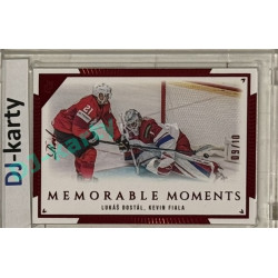 2024 LC Golden Prague Belongs to us #MO-014 Lukáš Dostál, Kevin Fiala Memorable Moments Red 09/10
