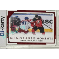 2024 LC Golden Prague Belongs to us #MO-038 Dominik Kubalík, Dylan Cozens Memorable Moments Red 01/10