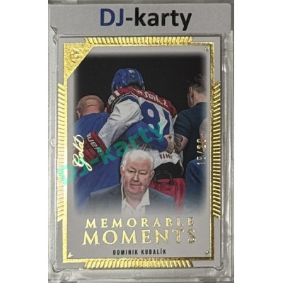 2024 LC Golden Prague Belongs to us #MO-011 Dominik Kubalík Memorable Moments Gold 18/20