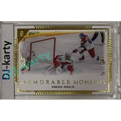 2024 LC Golden Prague Belongs to us #MO-019 Dominik Kubalík Memorable Moments Gold 17/20