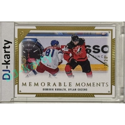 2024 LC Golden Prague Belongs to us #MO-038 Dominik Kubalík, Dylan Cozens Memorable Moments Gold 19/20