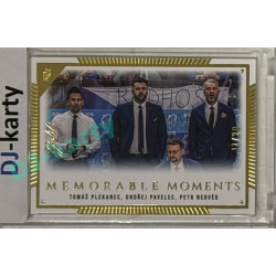 2024 LC Golden Prague Belongs to us #MO-045 Tomáš Plekanec, Ondřej Pavelec, Petr Nedvěd Memorable Moments Gold 17/20