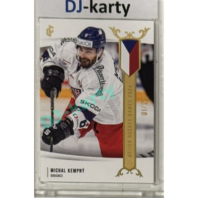 2024 LC Golden Prague Belongs to us #EHB-03 Michal Kempný Baijer Hockey Games 2024 Gold 01/20