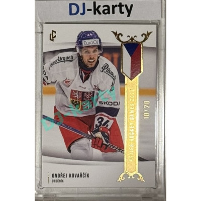 2024 LC Golden Prague Belongs to us #EHB-18 Ondřej Kovařčík Baijer Hockey Games 2024 Gold 10/20