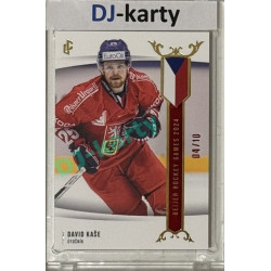 2024 LC Golden Prague Belongs to us #EHB-16 David Kaše Baijer Hockey Games 2024 Red 04/10