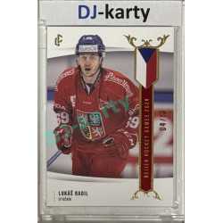 2024 LC Golden Prague Belongs to us #EHB-20 Lukáš Radil Baijer Hockey Games 2024 Red 04/10