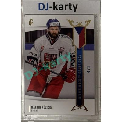 2024 LC Golden Prague Belongs to us #EHB-17 Martin Růžička Baijer Hockey Games 2024 Blue 4/5