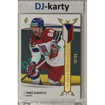 2024 LC Golden Prague Belongs to us #WCH-08 Tomáš Kundrátek IIHF World Championship 2024 Gold 13/20