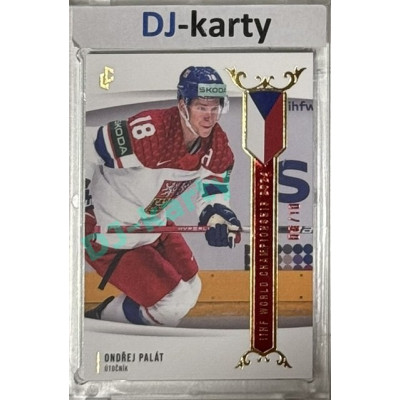2024 LC Golden Prague Belongs to us #WCH-14 Ondřej Palát IIHF World Championship 2024 Red 08/10