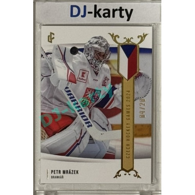 2024 LC Golden Prague Belongs to us #EHC-35 Petr Mrázek Czech Hockey Games 2024 Gold 04/20