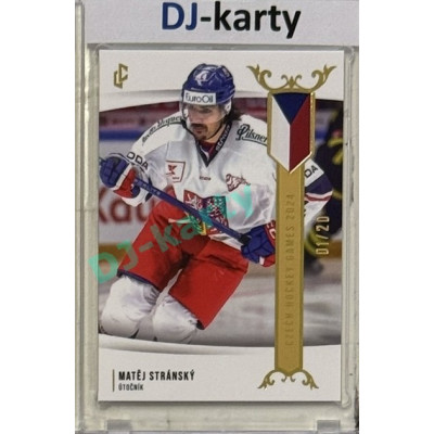 2024 LC Golden Prague Belongs to us #EHC-29 Matěj Stránský Czech Hockey Games 2024 Gold 01/20