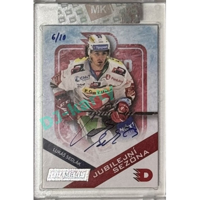 2024 Dynamo100 Gamers #027 Jubilejní sézona Lukáš Sedlák Originals-Autographs 6/10