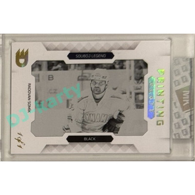 2024 Dynamo100 Gamers #PP-089 Souboj Legend Radovan Somík Printing Plate Black 1of1
