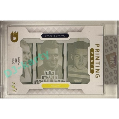 2024 Dynamo100 Gamers #PP-049 DD trios Danda – Mach – Ráliš Printing Plate Yellow 1of1