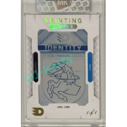 2024 Dynamo100 Gamers #PP-007 Logo Identity 1991 - 1995 (HC kůň) Printing Plate Cyan 1of1