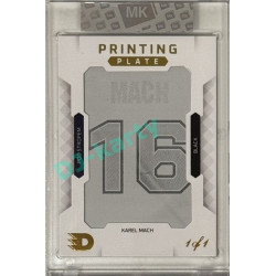 2024 Dynamo100 Gamers #PP-038 Pod stropem 16 - Karel Mach Printing Plate Black 1of1