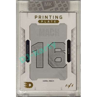 2024 Dynamo100 Gamers #PP-038 Pod stropem 16 - Karel Mach Printing Plate Black 1of1