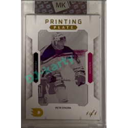 2024 Dynamo100 Gamers #PP-094 Statistiky Nejlepší střelec - Petr Sýkora Printing Plate Magenta 1of1