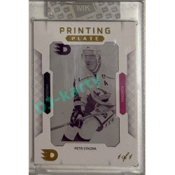 2024 Dynamo100 Gamers #PP-094 Statistiky Nejproduktivnější hráč - Petr Sýkora Printing Plate Magenta 1of1