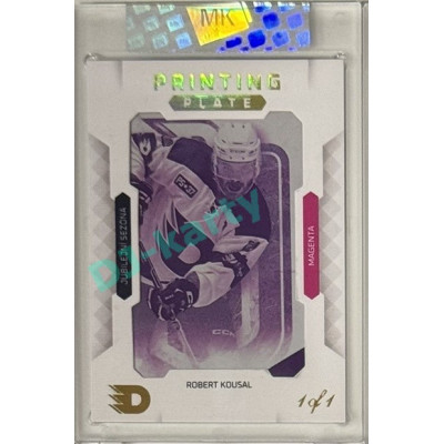 2024 Dynamo100 Gamers #PP-019 Jubilejní sezóna Robert Kousal Printing Plate Magenta 1of1