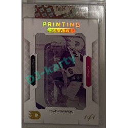 2024 Dynamo100 Gamers #PP-029 Jubilejní sezóna Tomáš Vondráček Printing Plate Magenta 1of1
