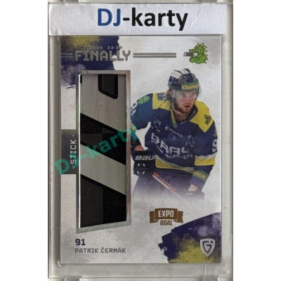 23/24 Goal Cards Finally Season #FST-45 Patrik Čermák Stick Expo 1of3