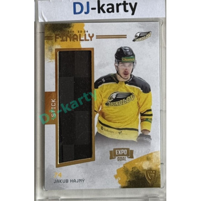23/24 Goal Cards Finally Season #FST-35 Jakub Hajný Stick Expo 1of2