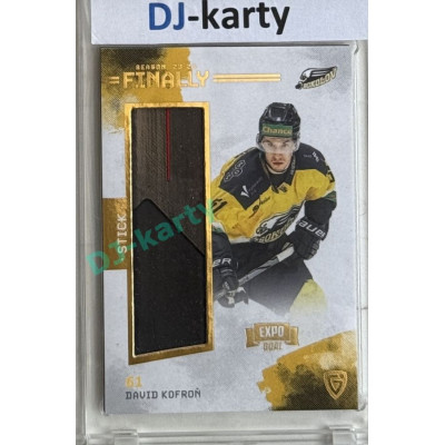 23/24 Goal Cards Finally Season #FST-34 David Kofroň Stick Expo 1of2