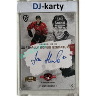 23/24 Goal Cards Finally Season #S-ZN3 Jan Hruška EXPO Bonus signature silver 1of1