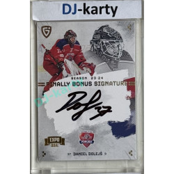 23/24 Goal Cards Finally Season #S-PO2 Daniel Dolejš EXPO Bonus signature silver 1of1