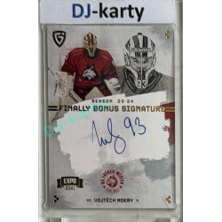 23/24 Goal Cards Finally Season #S-FM1 Vojtěch Morky EXPO Bonus signature gold 1of2