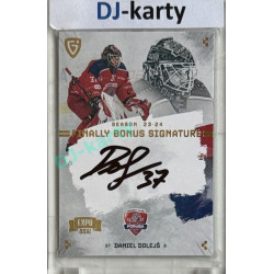 23/24 Goal Cards Finally Season #S-PO2 Daniel Dolejš EXPO Bonus signature gold 1of2