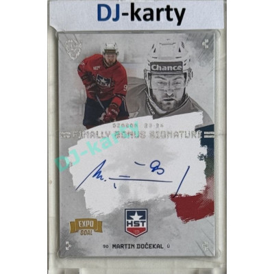 23/24 Goal Cards Finally Season #S-TR2 Martin Dočekal EXPO Bonus signature perleť 1of2