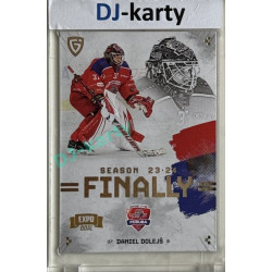 23/24 Goal Cards Finally Season #F-PO2 Daniel Dolejš Expo Parallel silver 1of1