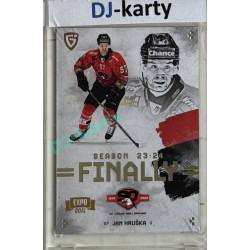 23/24 Goal Cards Finally Season #F-ZN3 Jan Hruška Expo Parallel silver 1of1