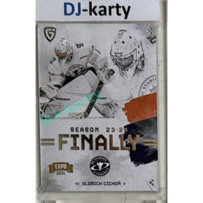 23/24 Goal Cards Finally Season #F-LT1 Oldřich Cichoň Expo Parallel silver 1of1