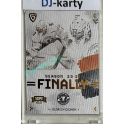 23/24 Goal Cards Finally Season #F-LT1 Oldřich Cichoň Expo Parallel gold 1of2