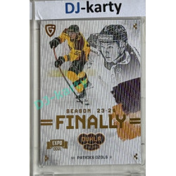 23/24 Goal Cards Finally Season #F-JI5 Patriks Ozols Expo Parallel gold 1of2