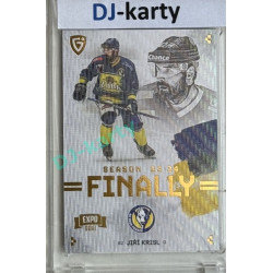 23/24 Goal Cards Finally Season #F-PR1 Jiří Krisl Expo Parallel gold 1of2