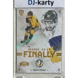 23/24 Goal Cards Finally Season #F-PR3 Roman Pšurný Expo Parallel gold 1of2