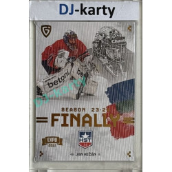 23/24 Goal Cards Finally Season #F-TR3 Jan Mičán Expo Parallel gold 1of2