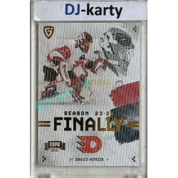23/24 Goal Cards Finally Season #F-PA1 David Honzík Expo Parallel gold 1of2
