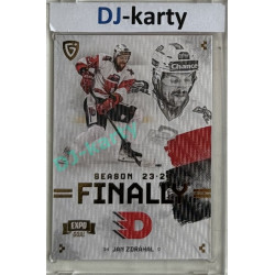 23/24 Goal Cards Finally Season #F-PA3 Jan Zdráhal Expo Parallel gold 1of2