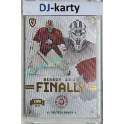 23/24 Goal Cards Finally Season #F-FM1 Vojtěch Morky Expo Parallel gold 1of2
