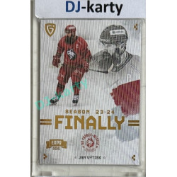 23/24 Goal Cards Finally Season #F-FM3 Jan Výtisk Expo Parallel gold 1of2